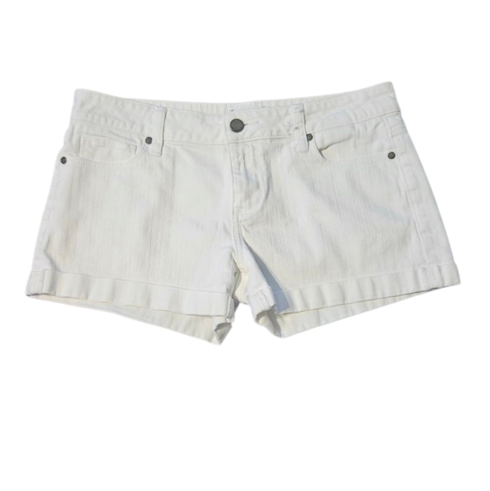 PAIGE White Jean Shorts